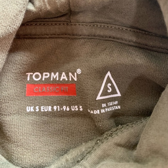 Green Top Man Hoodie - Picture 2 of 2